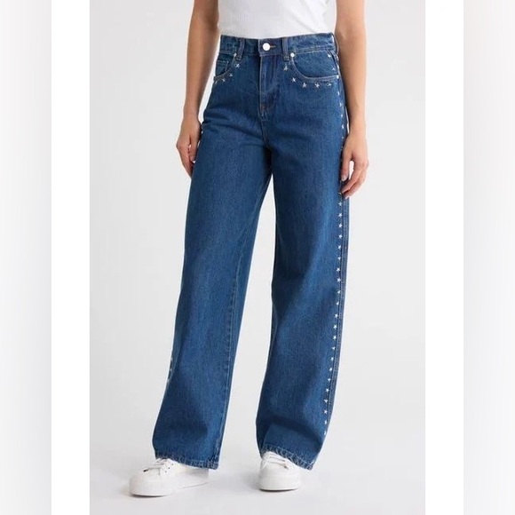 Blank NYC Denim - BlankNYC “Franklin” Ribcage Wide Leg Jeans